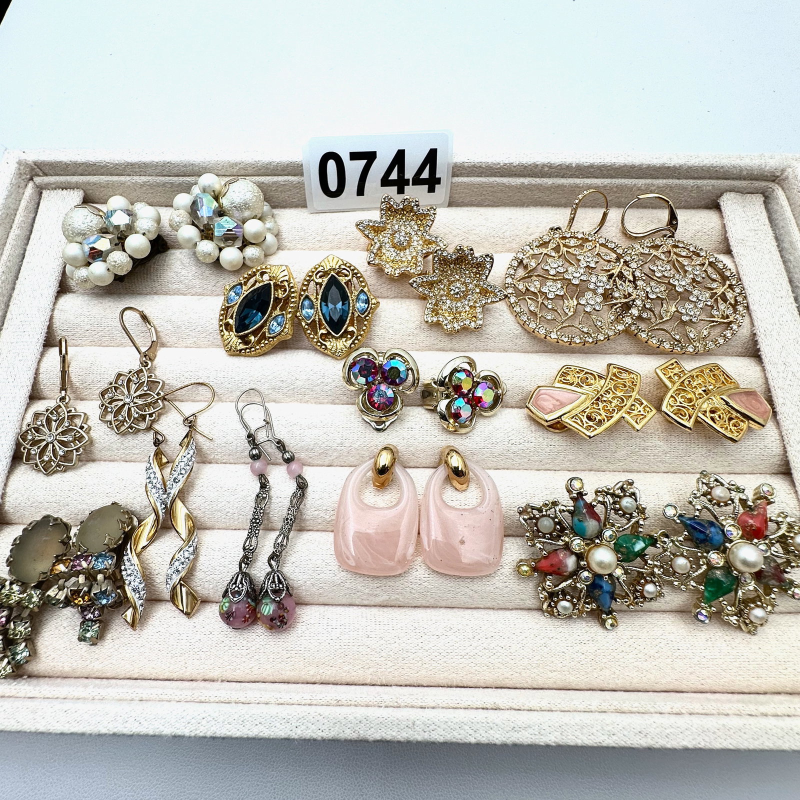 Vintage and Modern Group Lot of Pierced and Clip Earrings 1928 Brand Sarah Coventry: Vintage and Modern Group Lot of Pierced and Clip Earrings 1928 Brand Sarah Coventry