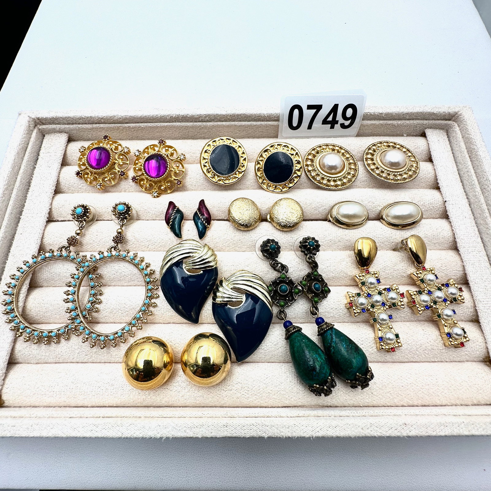 Vintage and Modern Group Lot of Pierced and Clip Earrings: Vintage and Modern Group Lot of Pierced and Clip Earrings