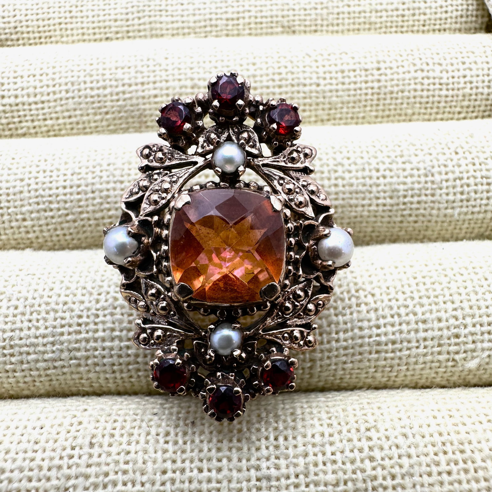 Nicky Butler Multi Gemstone Bronze Ring Size 6: Nicky Butler Multi Gemstone Bronze Ring Size 7