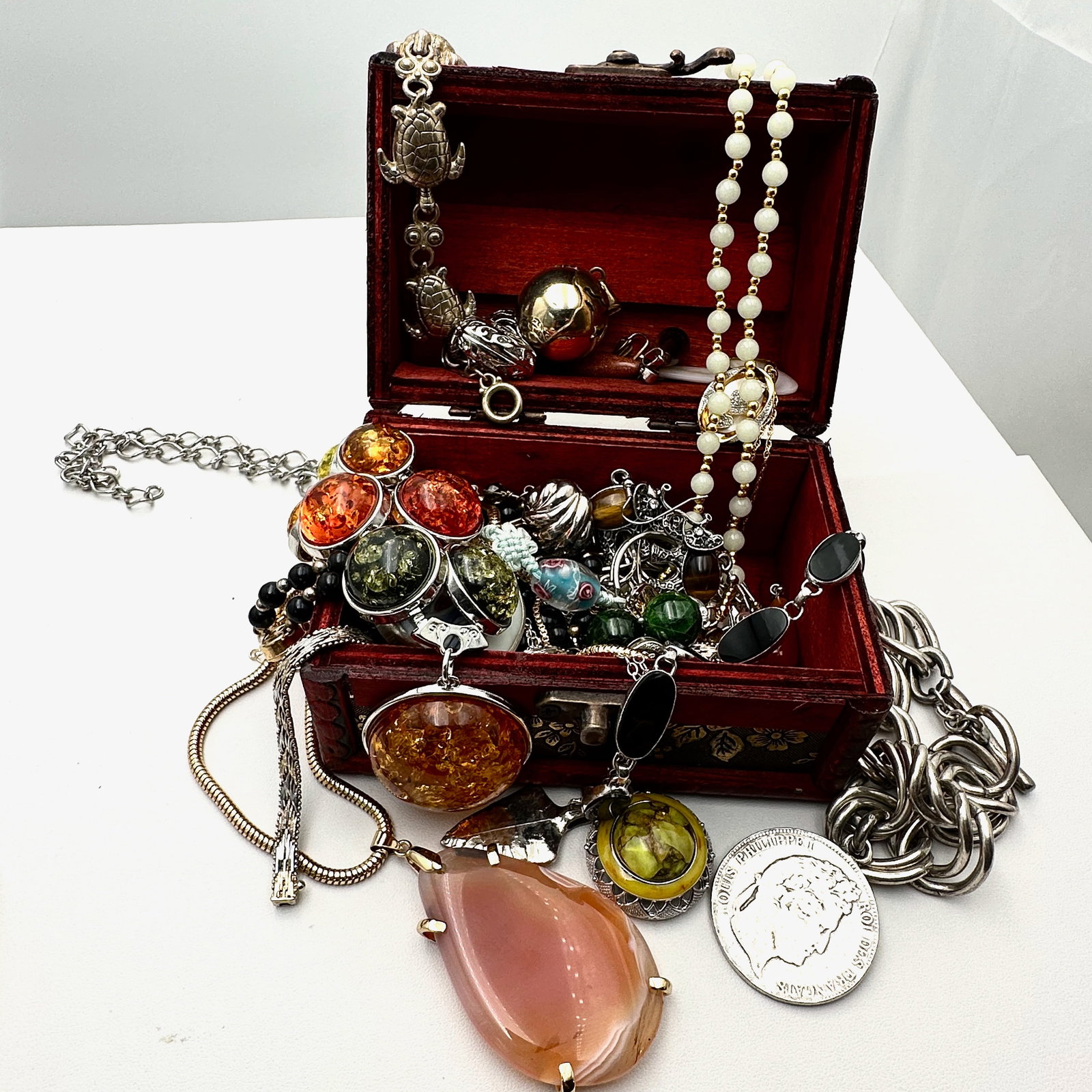 Just For Fun! Treasure Chest, You Are Bidding On All The Contents In The Chest (1 of 4)