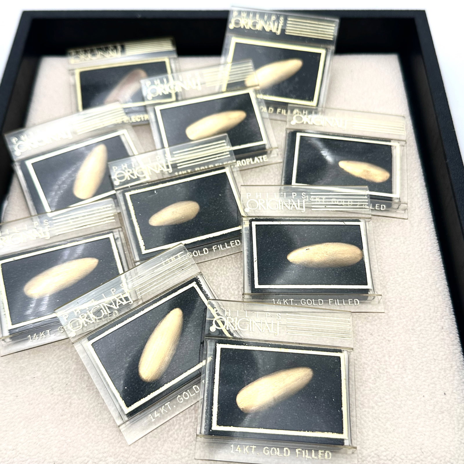 Lot of Vintage 14K Gold Electroplated Nails (1 of 2)