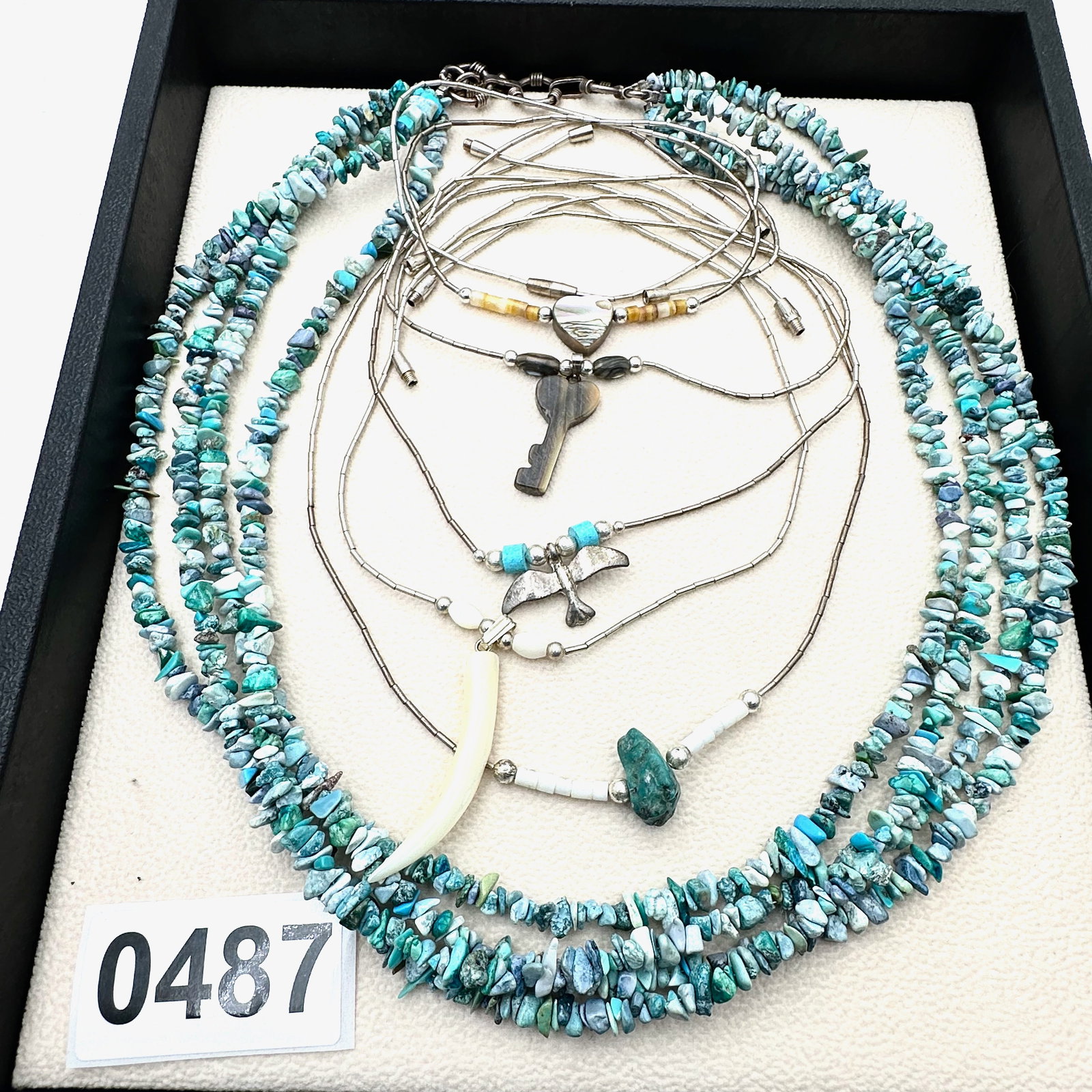 Vintage Lot of Southwest Necklaces Mixed Metals (1 of 2)