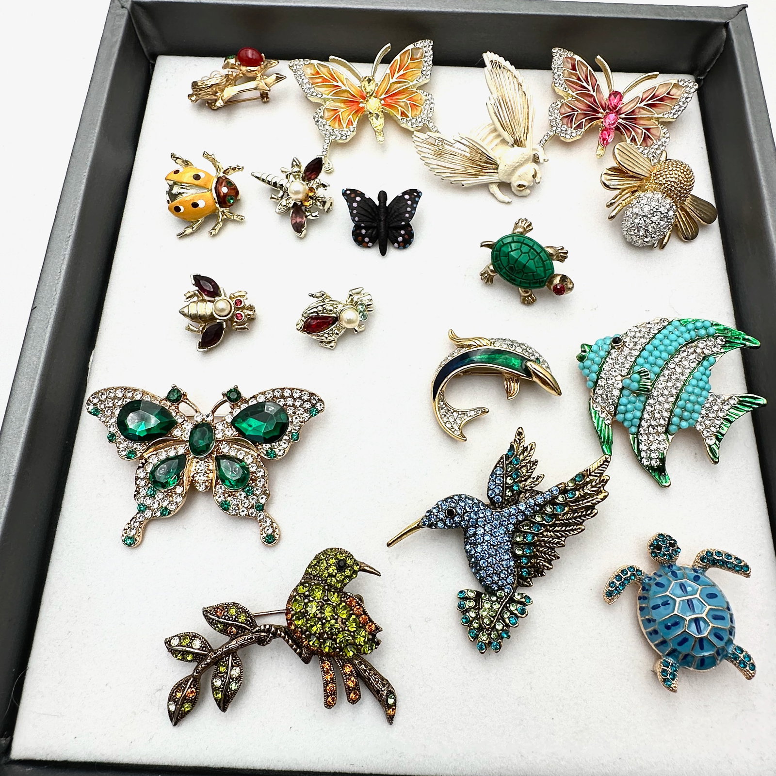 Vintage Group Collection of Figural Brooches and Pins (1 of 2)