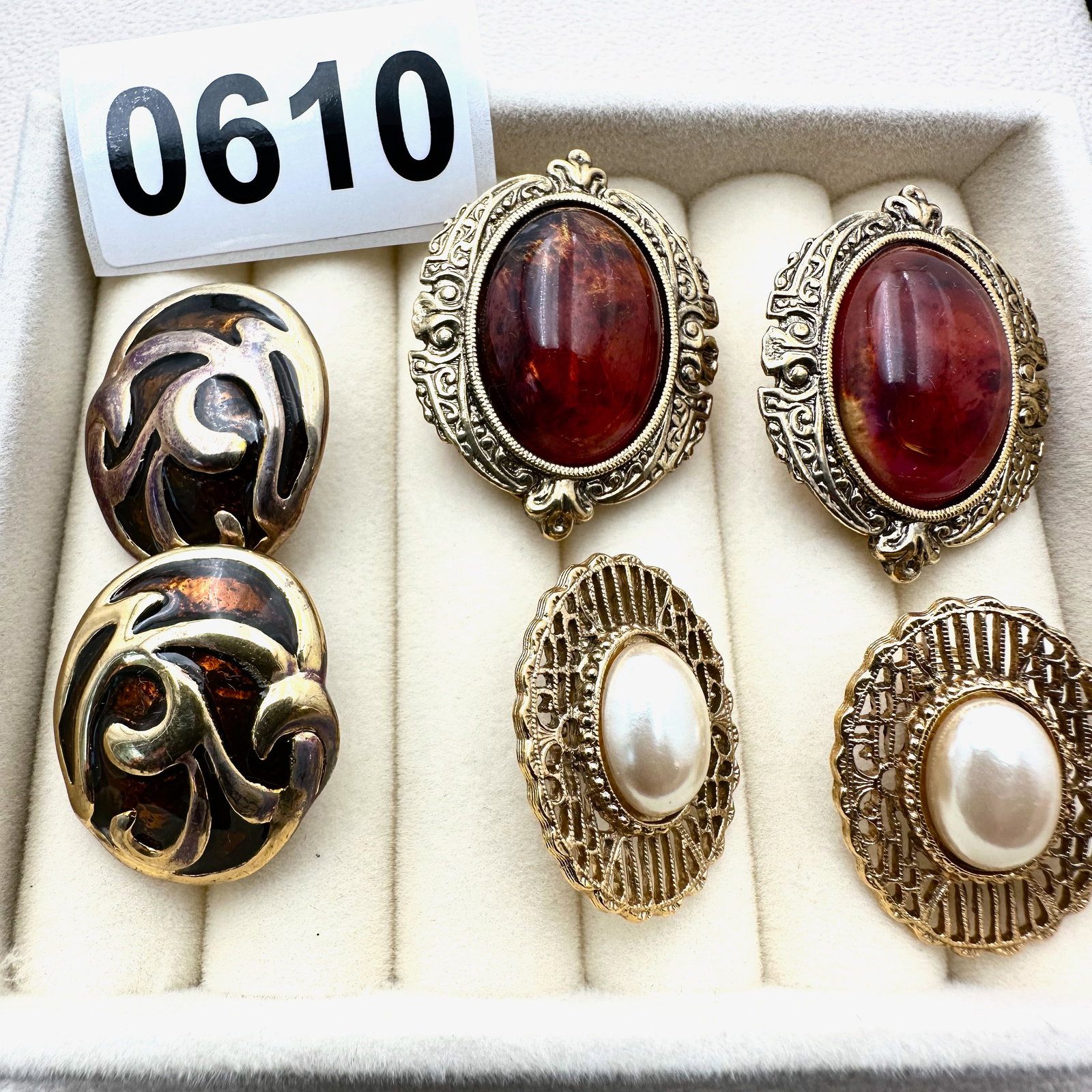 Group Collection Lot Earrings Crystal Rhinestone Multicolor Variety (1 of 2)