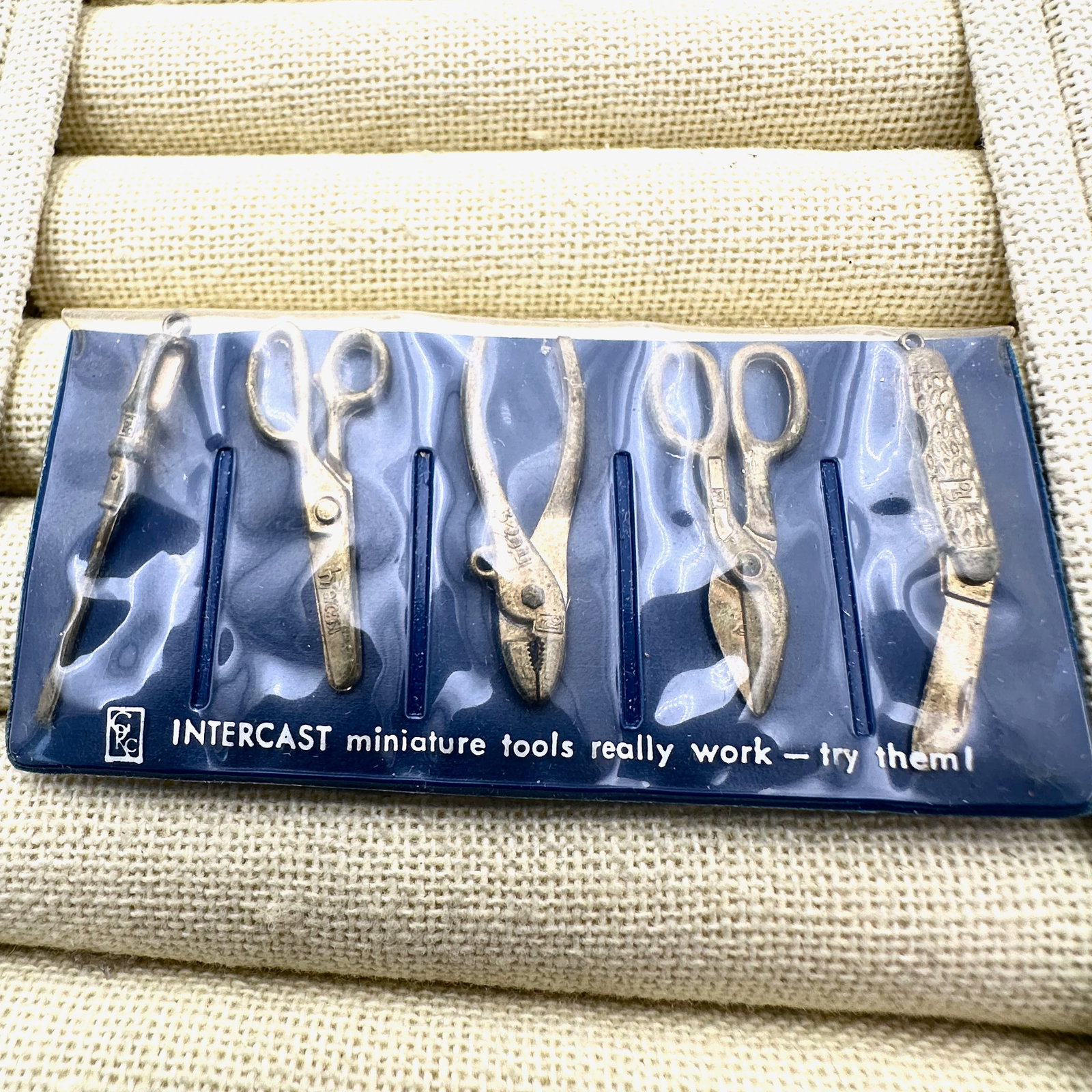 Vintage Advertising Miniature Tools Each 1.25 Inch In Original Package (1 of 2)