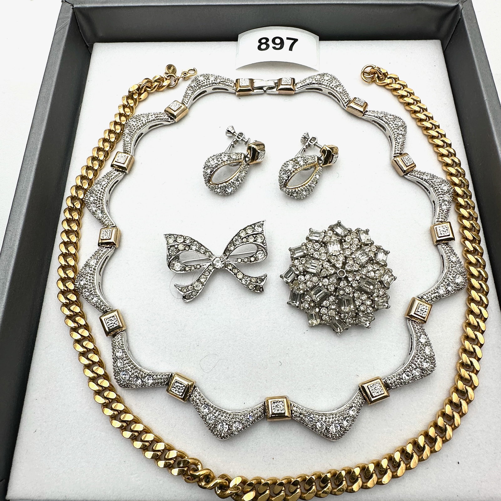 Vintage Group Jewelry Lot Costume Jewelry with the Look of Fine Jewelry Necklaces Earrings (1 of 2)