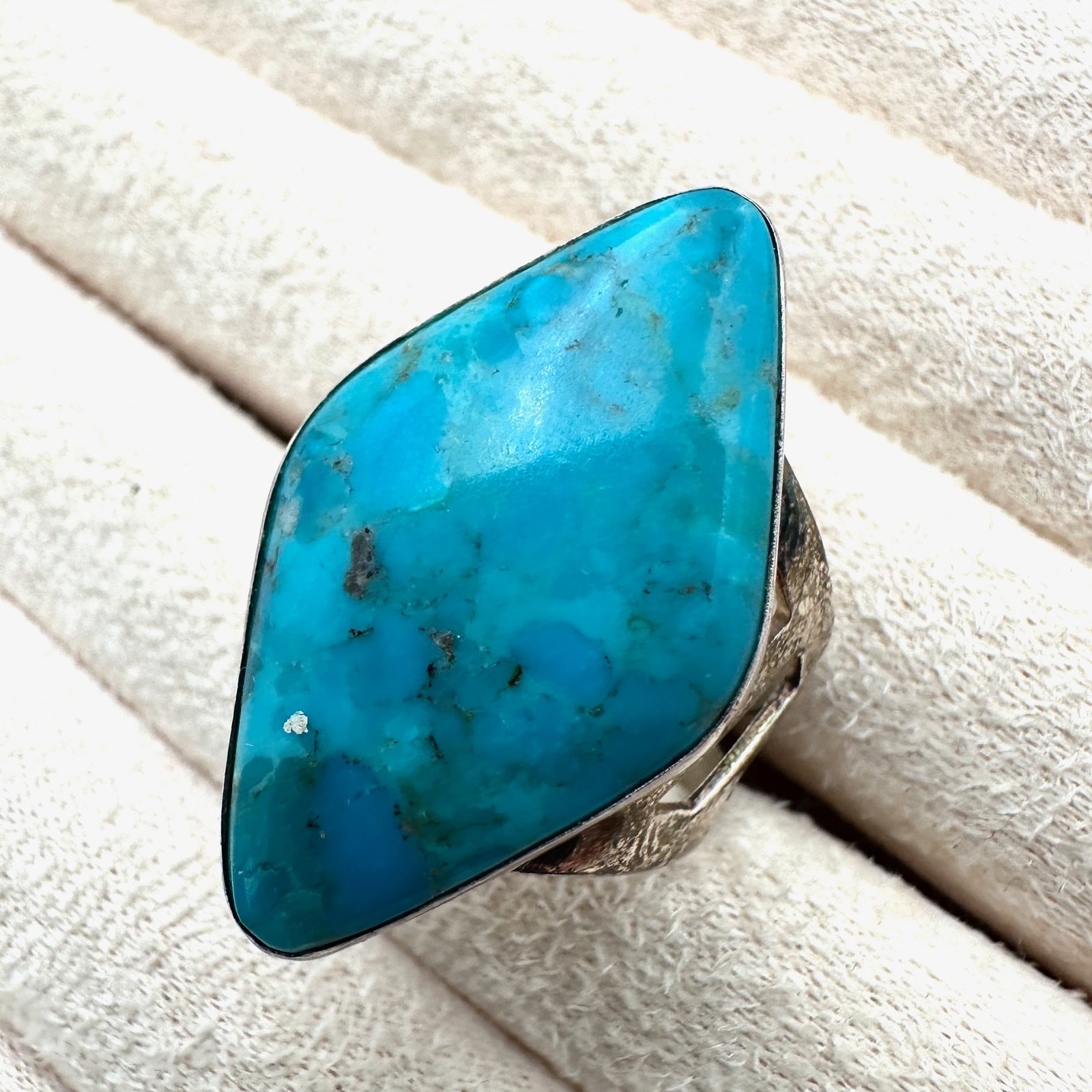 Jay King Desert Rose Trading Turquoise Sterling Silver Ring Size 11 Weight 10 Grams (1 of 2)