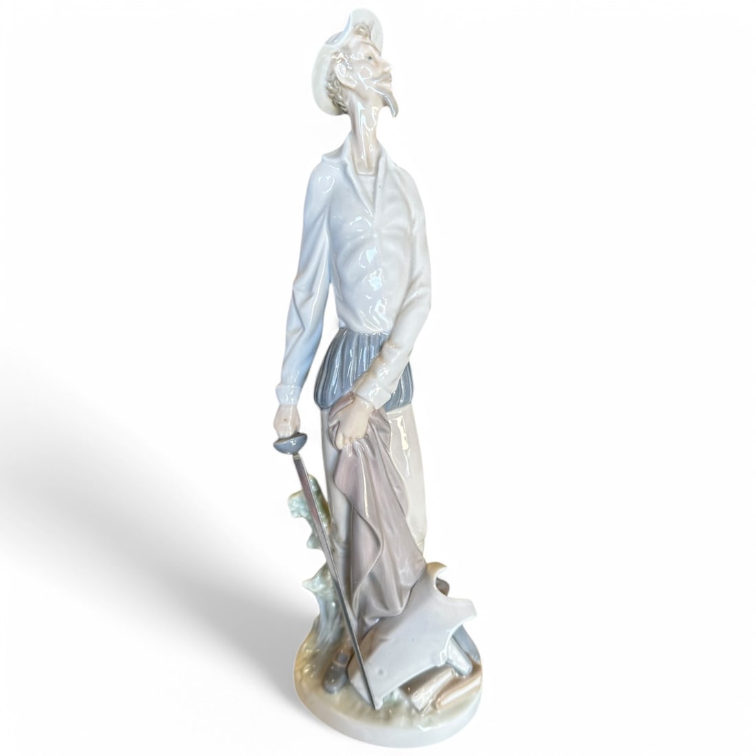 NO RESERVE-Lladro No. 4854 Quijote Efigie Don Quixote Figurine - Retired with Box (1 of 9)