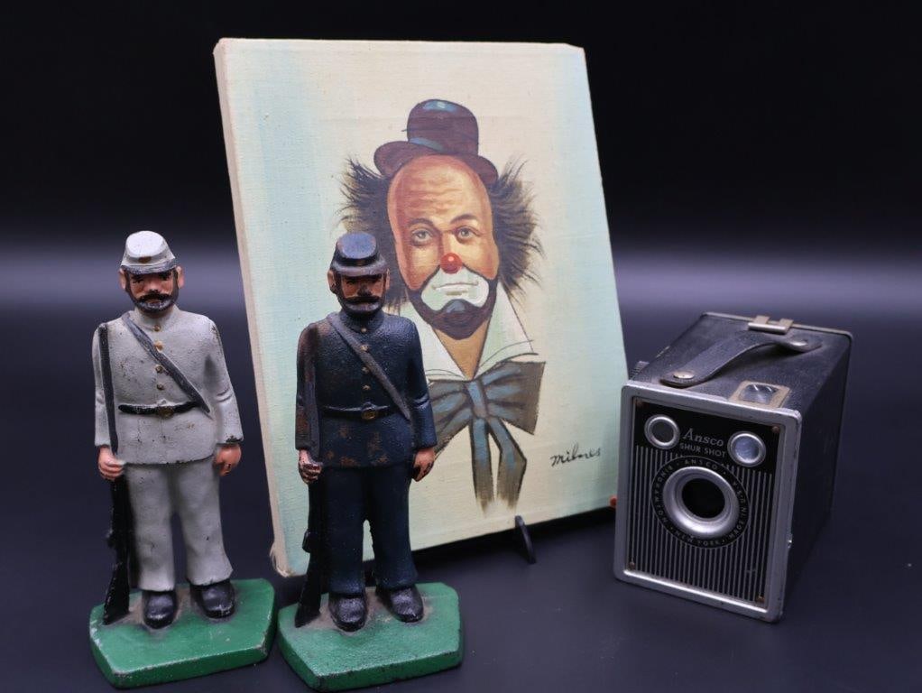 Early 1900s Cast Iron Civil War Soldiers, plus (1 of 10)