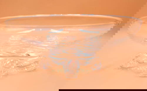 Steuben Crystal Low Footed Bowl: Clear crystal Steuben Centerpiece Compote, 20th Century