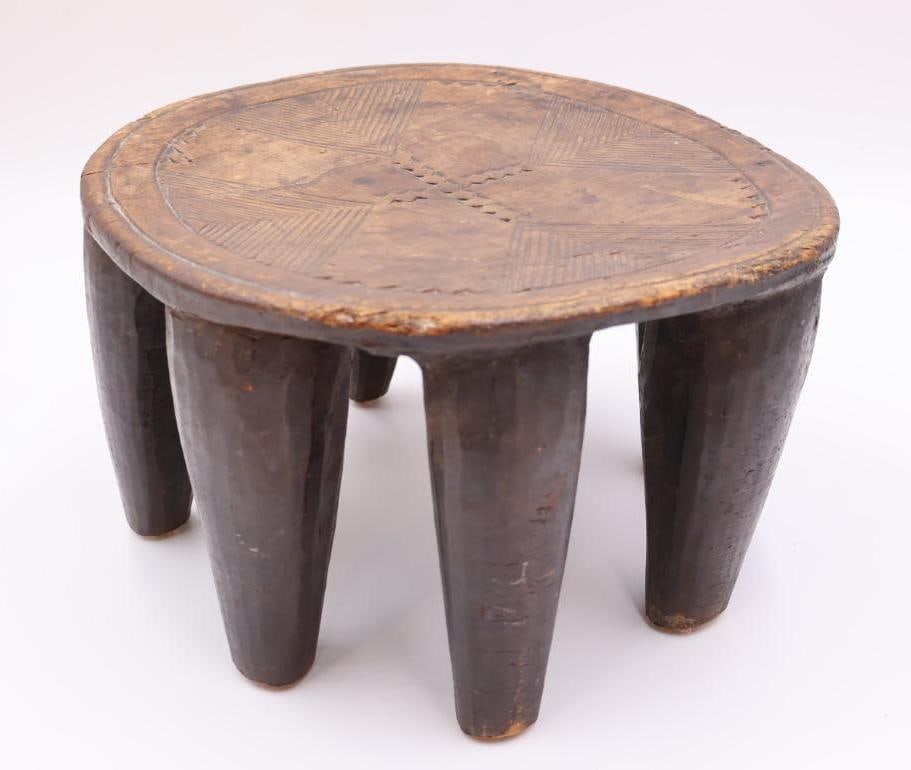 Vintage African Nupe Spider Stool (1 of 17)