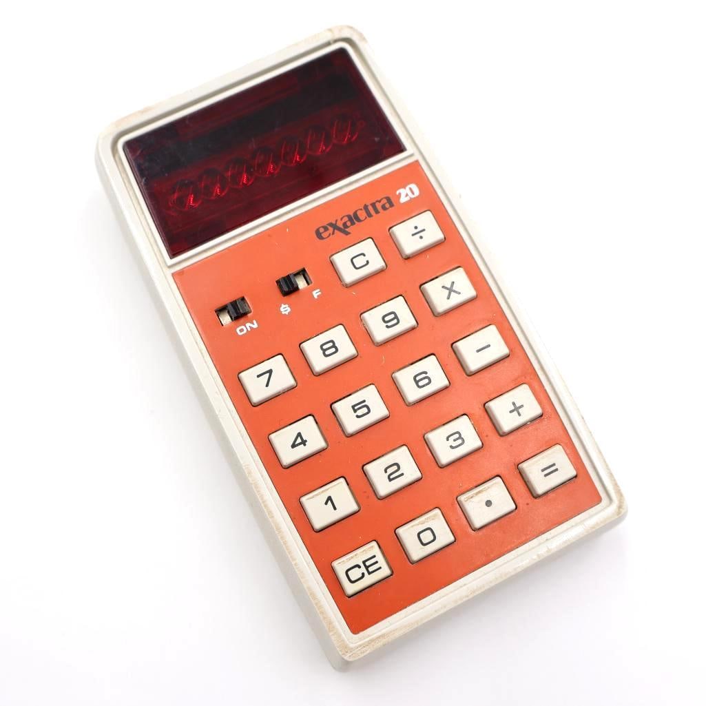 Vintage 70's Exactra 20 Calculator used for Star Wars Lightsaber Parts (1 of 10)