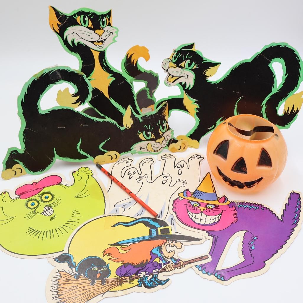 Various Vintage Halloween Decor (1 of 20)