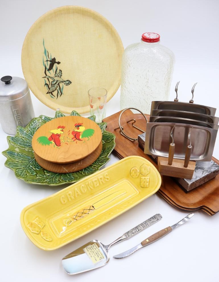 Mid Century Kitchen Items including Serving Ware (1 of 20)