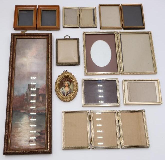 Assorted Vintage Framed Prints and Empty Frames (1 of 20)