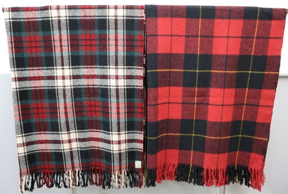 Two Vintage Wool Throws (1 of 7)