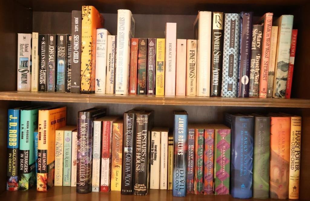 Collection of Books: Harry Potter and More: Includes all Harry Potters and the Cursed Child, Danielle Steel and more