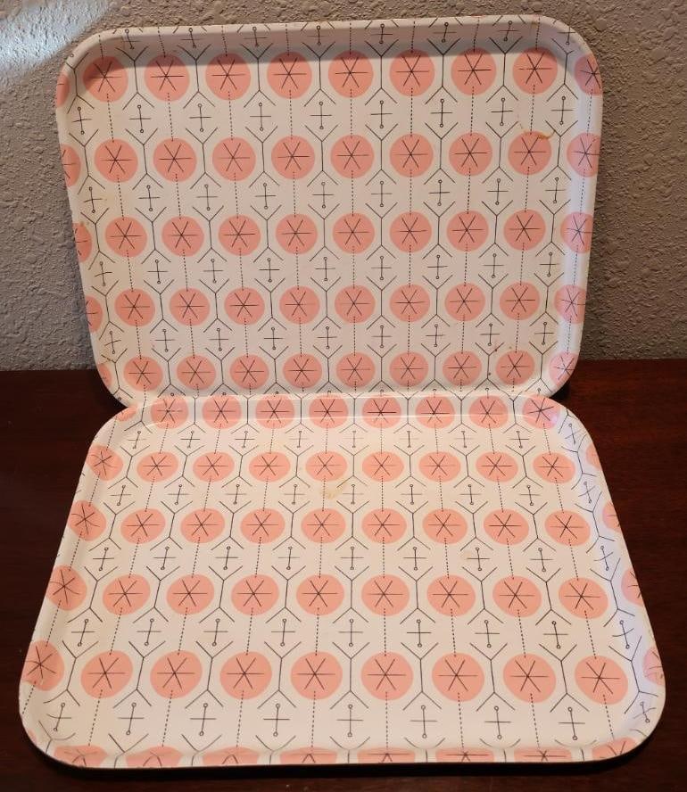 Two Mid Century Modern Boltabest Large Serving Trays (1 of 15)