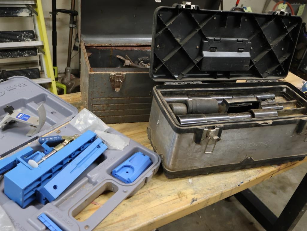 Two Tool boxes Full of Tools and Kreg Kit in Case (1 of 12)