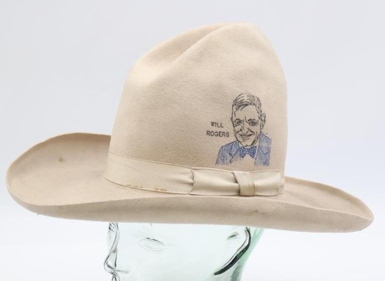 Vintage Will Rogers Western Style Collectible Hat (1 of 10)