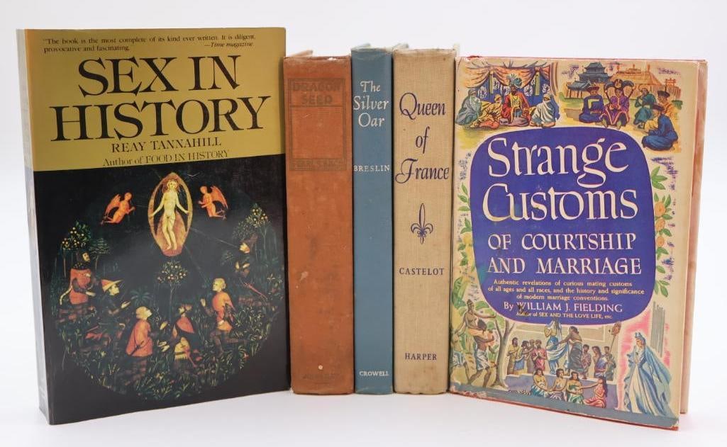 Collection of Books Including Strange Customs of Courtship and Marriage and More (1 of 20)