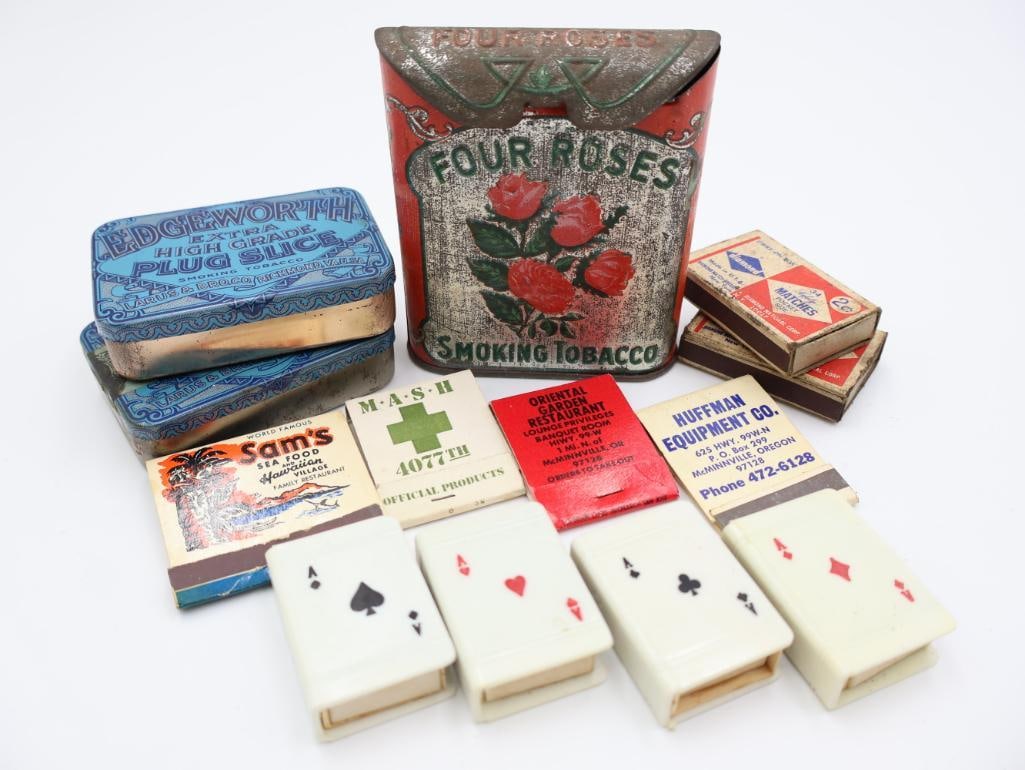 Vintage Tobacco Tins and Matchbook Collection (1 of 15)