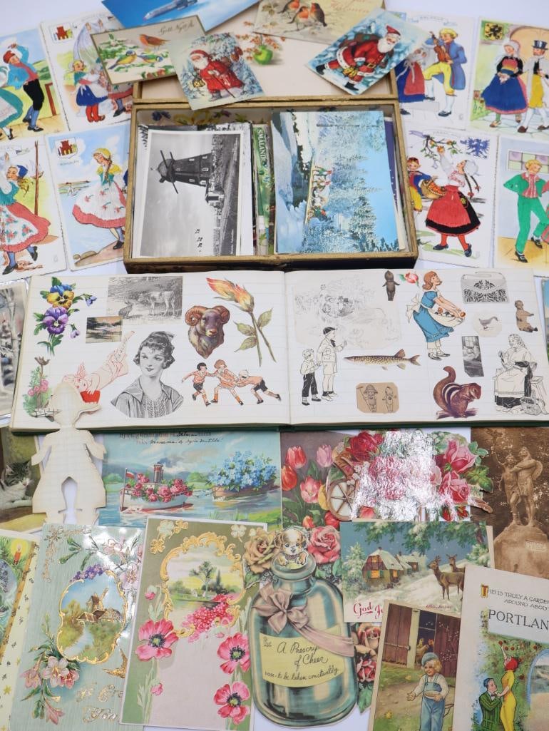 Collectible Postcards and an Antique Scrapbook: Oregon local history, Astoria, Portland and more. View all photos for details and sizing. By placing a bid, you acknowledge that you have examined the item to your satisfaction and accept it in its cu
