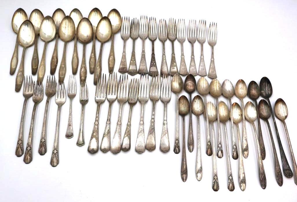 Vintage Silver-Plated Flatware Lot (1 of 11)