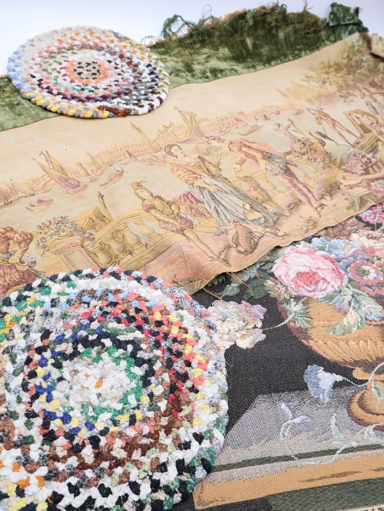 Vintage Tapestry, Fabric, and more: View all photos for details and sizing. By placing a bid, you acknowledge that you have examined the item to your satisfaction and accept it in its current condition.
