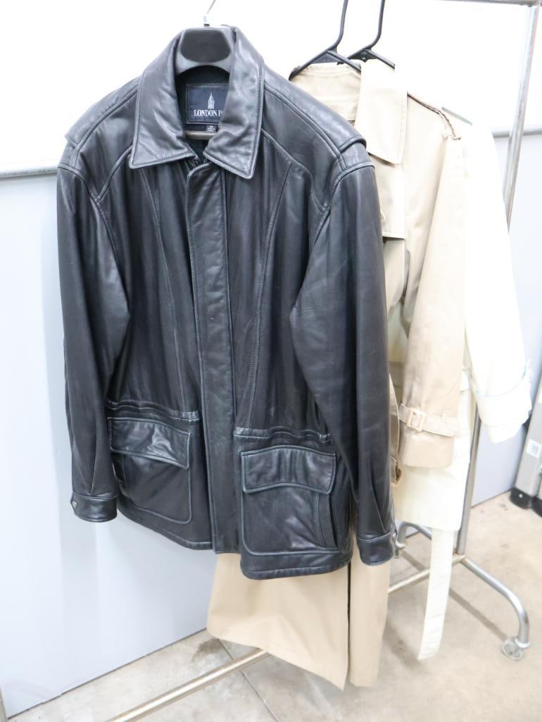 Three Jackets, Two Vintage London Fog Including Leather Jacket (1 of 20)