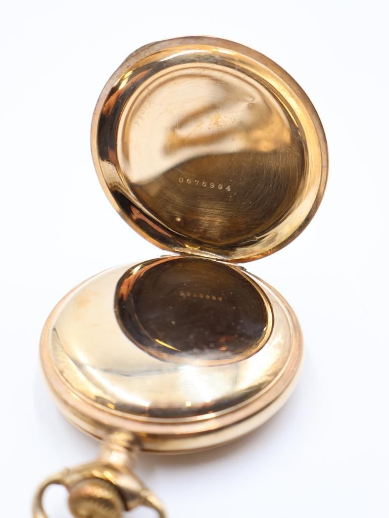 Antique Gold-filled Elgin 21 Jewel pocket watch - 14