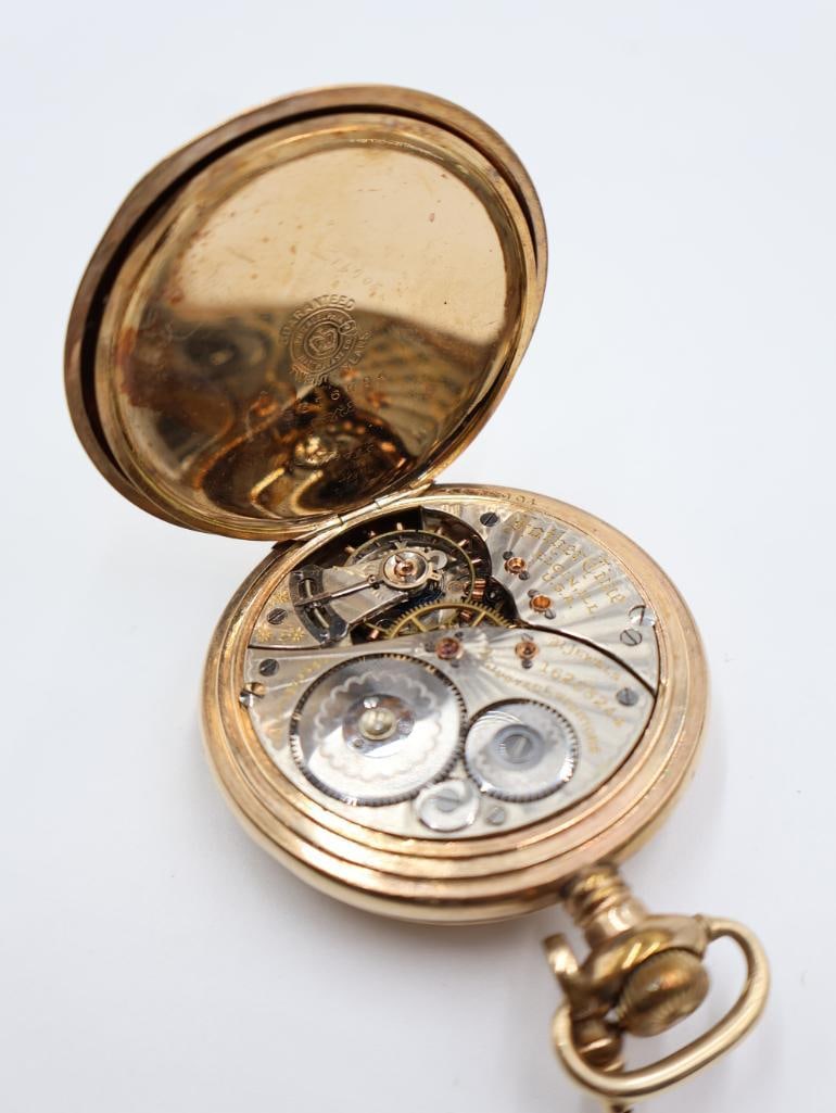 Antique Gold-filled Elgin 21 Jewel pocket watch - 15