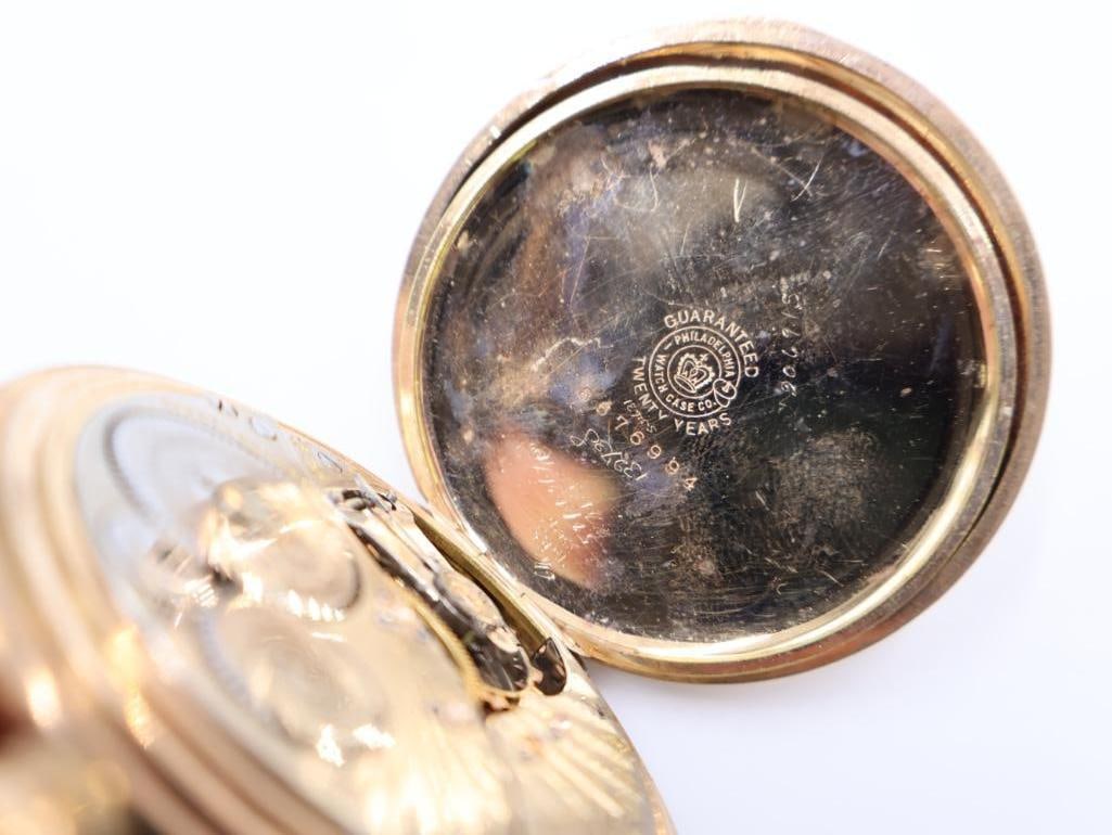 Antique Gold-filled Elgin 21 Jewel pocket watch - 19