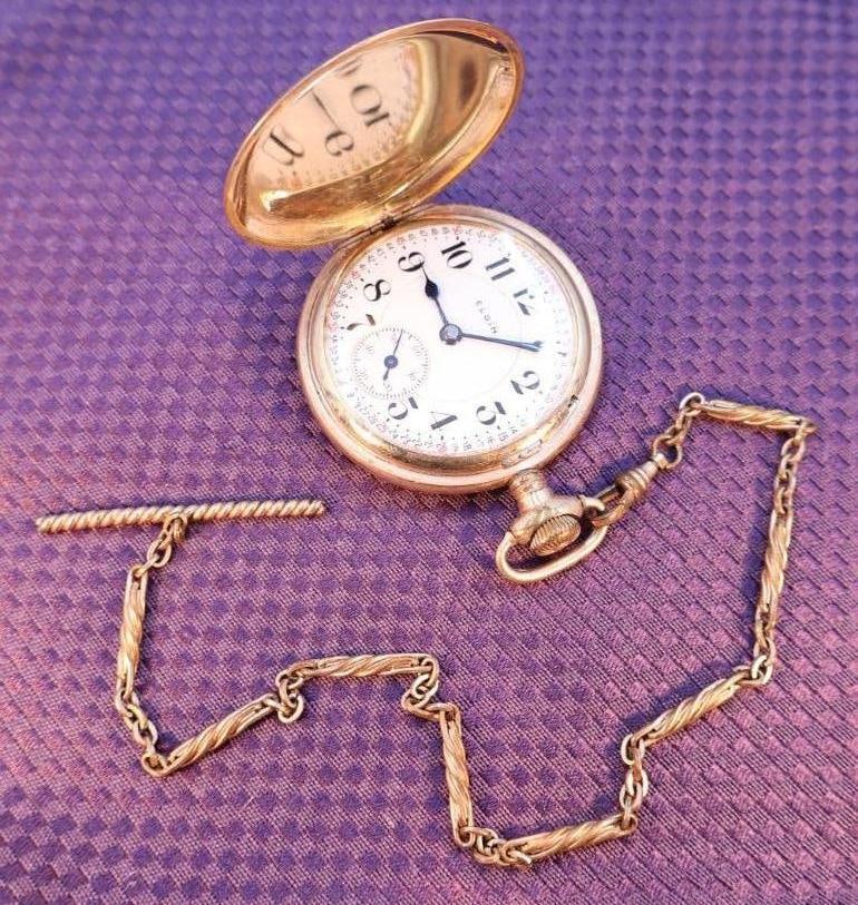 Antique Gold-filled Elgin 21 Jewel pocket watch (1 of 19)