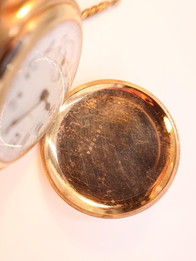 Antique Gold-filled Elgin 21 Jewel pocket watch - 4