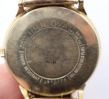 Two Vintage Rolled Gold Bulova Men's Wrist Watches - 8