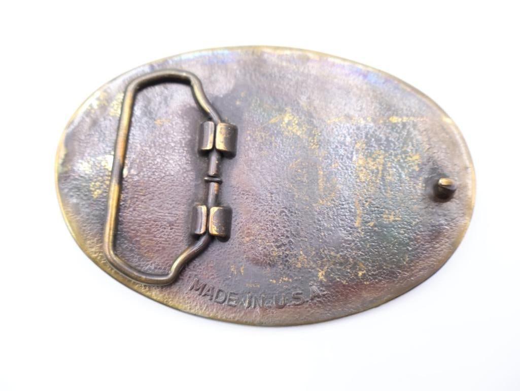 Folding opera glasses, Belt Buckle and Collectible Tokens - 7