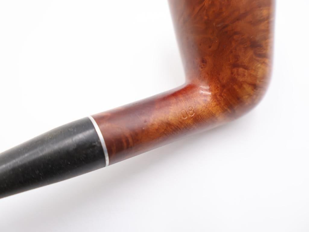 Vintage Kaywoodie Super Grain tobacco pipe, and tested 14k Tie Clip - 10