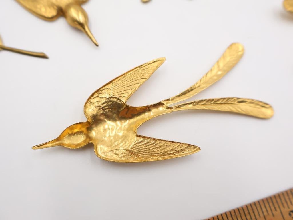 Brass swallow and orante stampings - 3