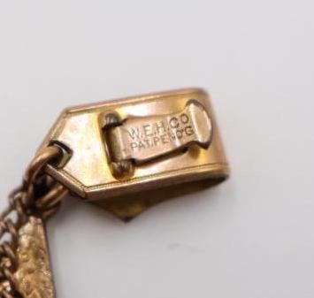 Antique Golld Gold Ladies Hampden "Molly Stark" gold filled and a matching chatelaine - 12