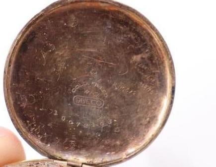 Antique Golld Gold Ladies Hampden "Molly Stark" gold filled and a matching chatelaine - 8