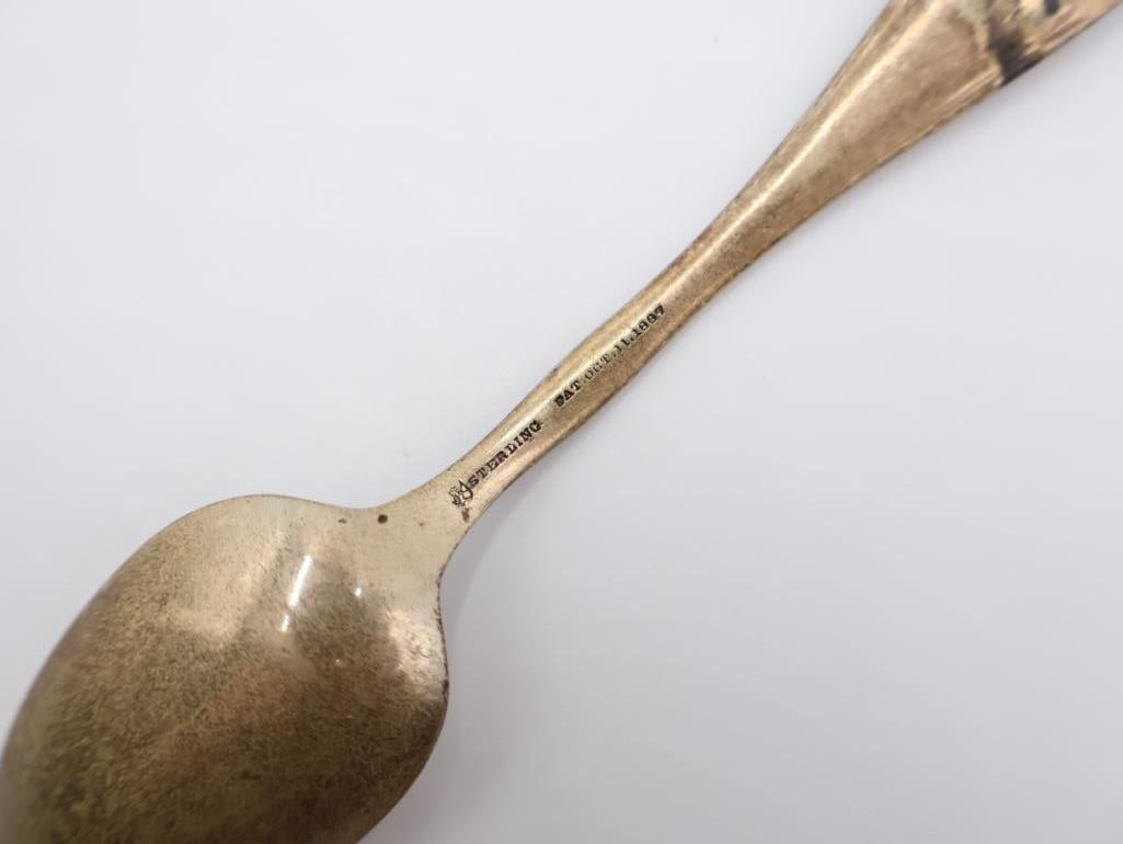 123.80 grams of Sterling Silverware and Matching Knife - 6