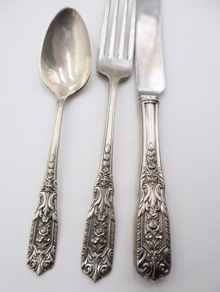 123.80 grams of Sterling Silverware and Matching Knife - 7