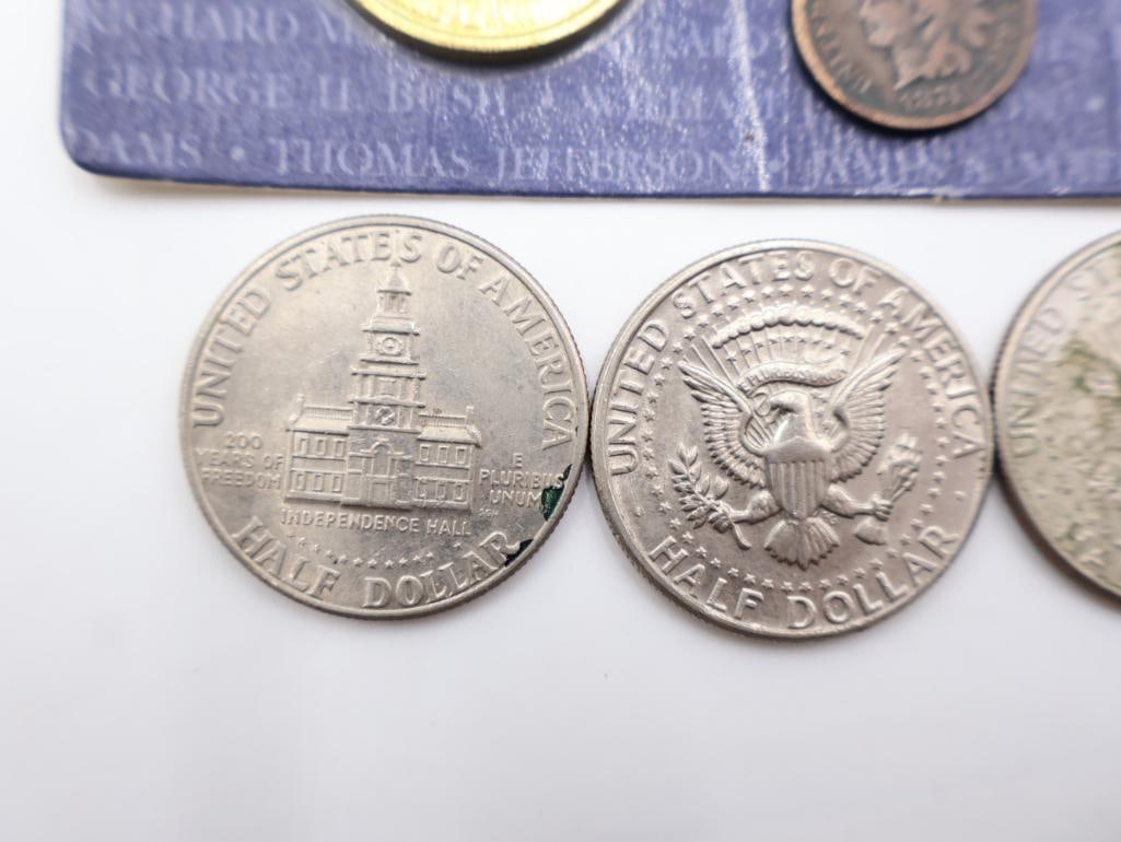 , Coin History of the U.S. Presidents collectible set, Kennedy Half Dollar coins - 6