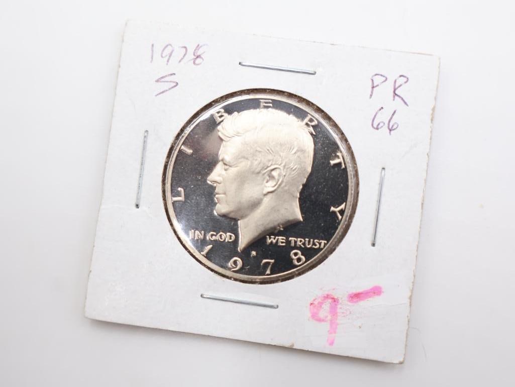 Four Kennedy half dollar Proof coins - 6