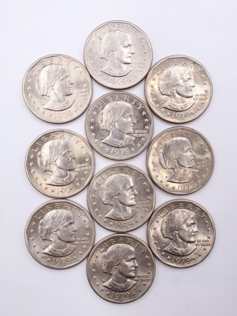 1979 Susan B. Anthony U.S. Dollar coins - 2