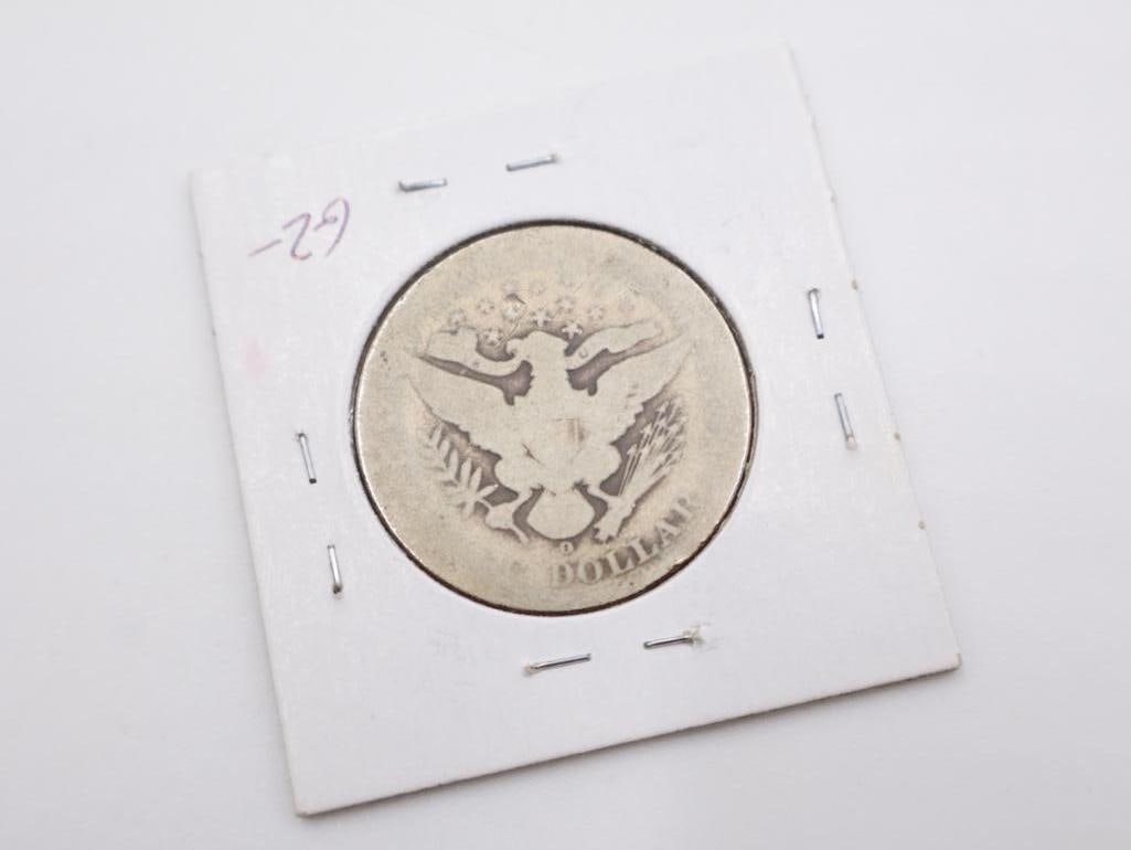 Barber half dollars, 1898G, 1905G/AG 90% Silver - 6