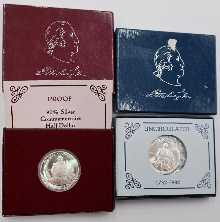 Uncirculated Commemorative Half Dollars 90% Silver (1 of 9)