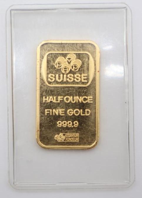 Half Ounce PAMP Suisse Arabian Falcon gold bar - 2
