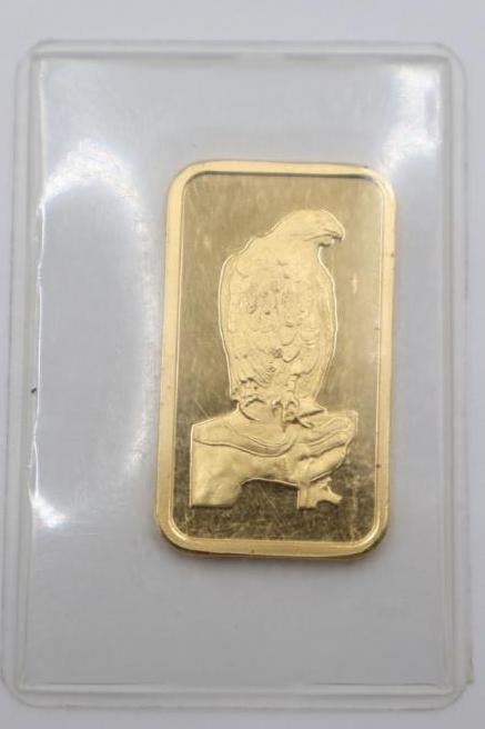 Half Ounce PAMP Suisse Arabian Falcon gold bar - 3